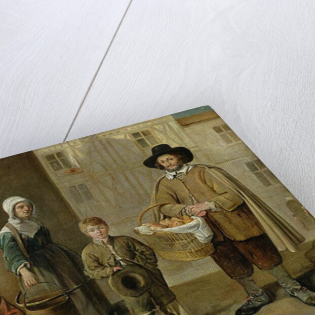 The Bread Seller and Water Carriers by Jean Michelin