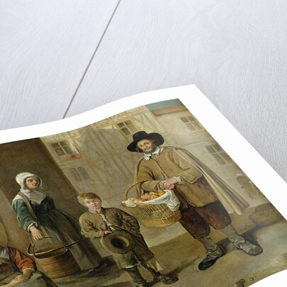 The Bread Seller and Water Carriers by Jean Michelin