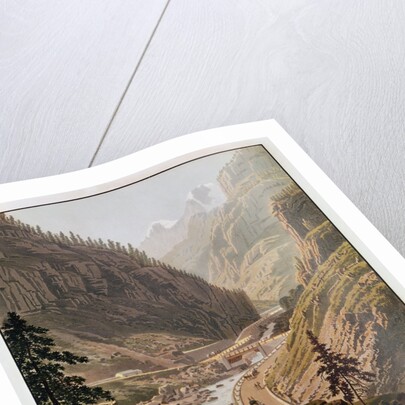 View of the New Simplon Pass, 1811 by Mathias Gabriel Lory