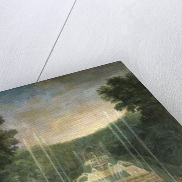 The Groves of Versailles. View of the Three Fountains with Venus and Cherubs Practising with Bows and Arrows, 1688 by Jean the Younger Cotelle