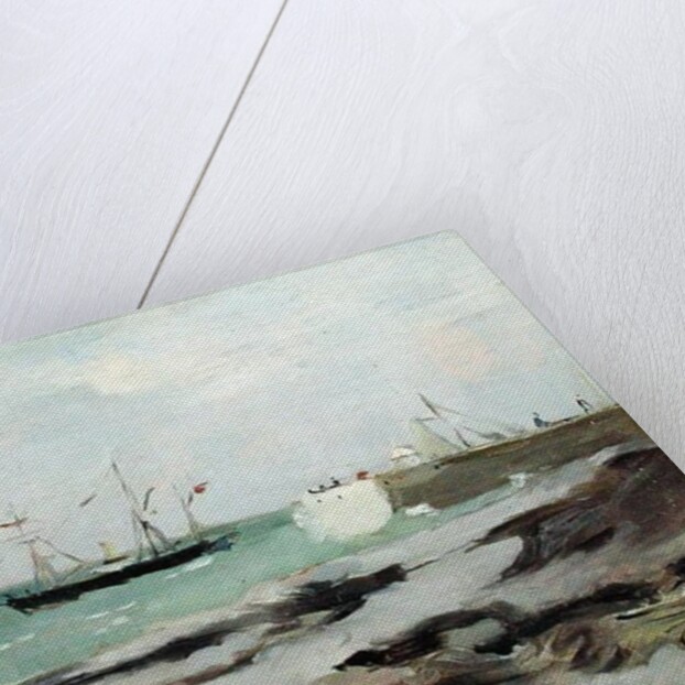 The Entrance to the Port of Boulogne, 1880 by Berthe Morisot