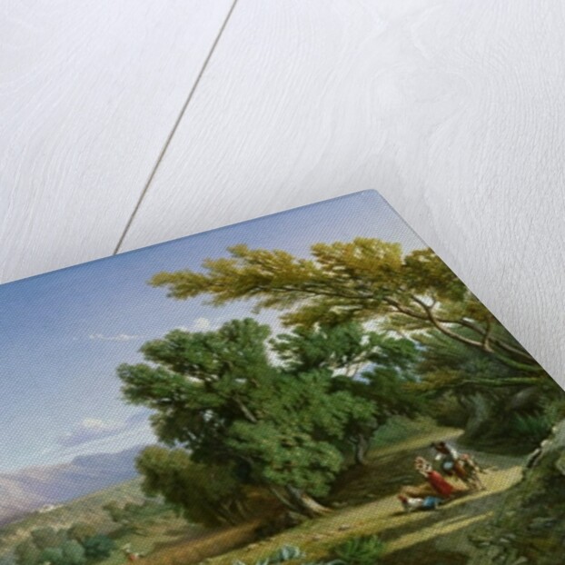 Outskirts of Valdemusa, Majorca, 1847 by Adolphe Paul Emile Balfourier