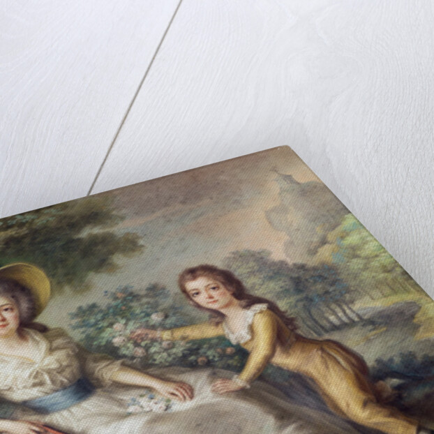 Marie Dupin de Francueil and her Son, Maurice by French School