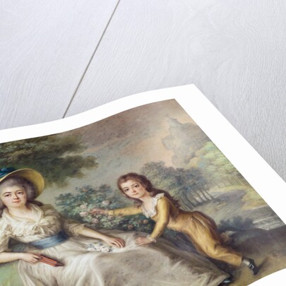 Marie Dupin de Francueil and her Son, Maurice by French School