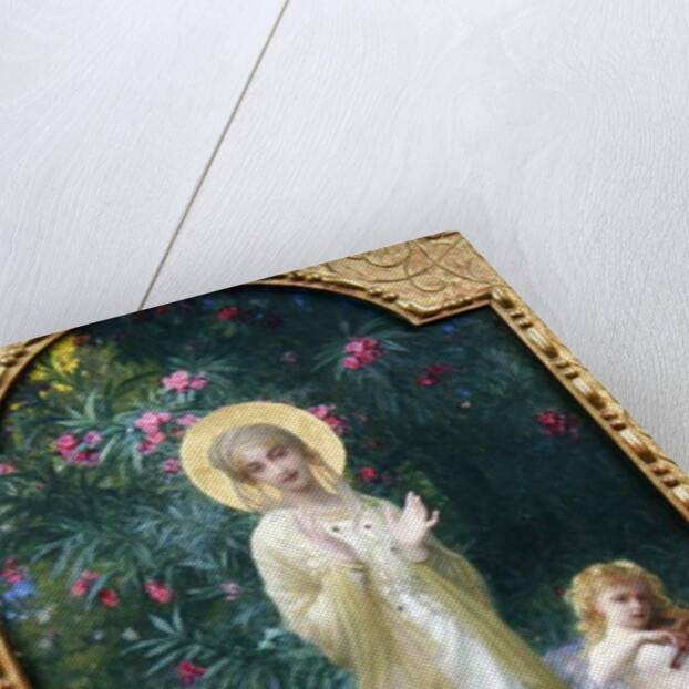 The Virgin in Paradise by Antoine Auguste Ernest Herbert or Hebert