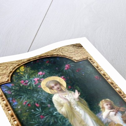 The Virgin in Paradise by Antoine Auguste Ernest Herbert or Hebert