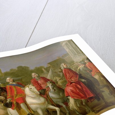 Inauguration of the Place Louis XV, 20th June 1763 by Joseph-Marie the Elder Vien