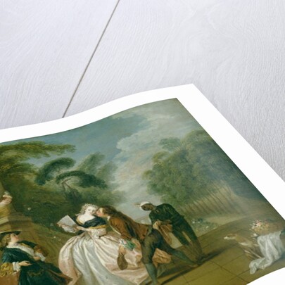 The Kiss by Jean-Baptiste Joseph (after) Pater