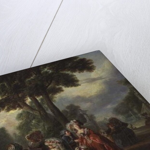 A Meeting in the Park by Francois Louis Joseph Watteau