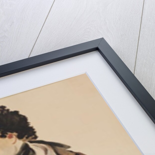 Caricature of Alexander Dumas Pere by Pierre Luc Charles Ciceri