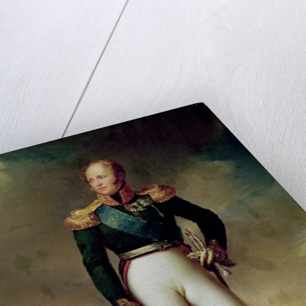 Portrait of Alexander I 1814 by Francois Pascal Simon Baron Gerard