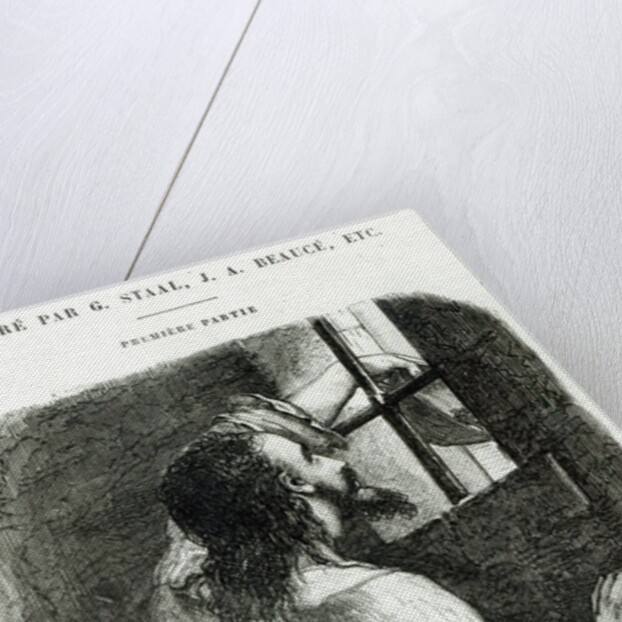 Edmond Dantes imprisoned in the Chateau d'If by Pierre Gustave Eugene Staal