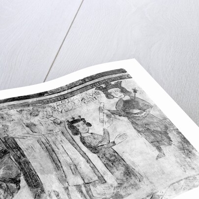 Charles I Count of Anjou being brought the body of Manfred, after 1265 by French School