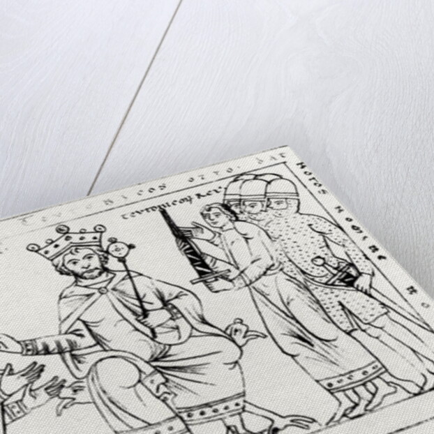 Otto I Submitting to Berenger II and the Triumph of Italy by German School