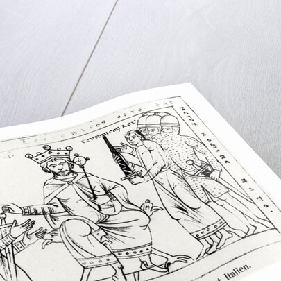 Otto I Submitting to Berenger II and the Triumph of Italy by German School