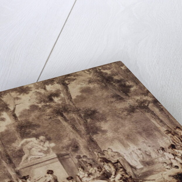 The Jardin des Tuileries in 1808 by Jean Pierre Norblin