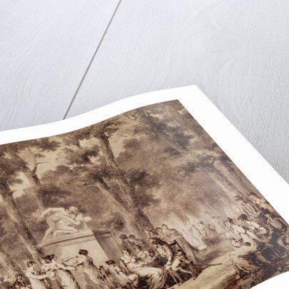 The Jardin des Tuileries in 1808 by Jean Pierre Norblin