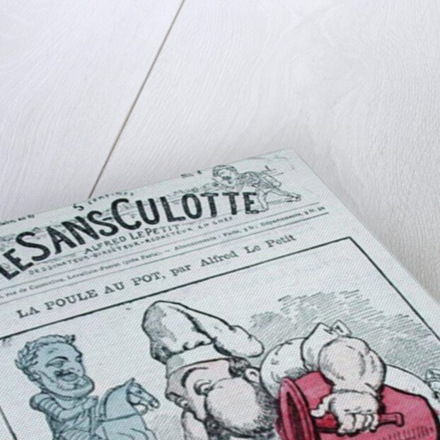 Le Poule au Pot, caricature of Henri Charles Ferdinand Marie Dieudonne Count of Chambord by Alfred Le Petit