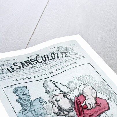 Le Poule au Pot, caricature of Henri Charles Ferdinand Marie Dieudonne Count of Chambord by Alfred Le Petit