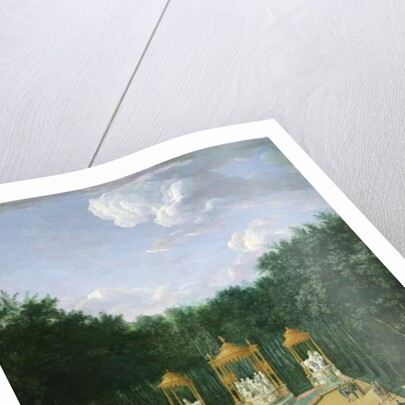 The Groves of the Baths of Apollo in the Gardens of Versailles, 1713 by Pierre-Denis Martin