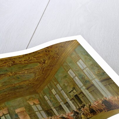 Doge Alvise Mocenigo IV Giving a Banquet for the Ambassadors, 1776-78 by Francesco Guardi