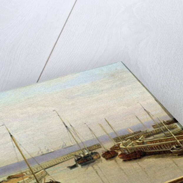 The Port of Dragor, 1826 by Christoffer-Wilhelm Eckersberg