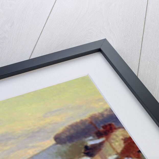 Hillside at Croisset under snow by Joseph Delattre