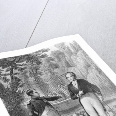 Meeting Between Napoleon I and Benjamin Constant de Rebecque from 'Memoires d'Outre-Tombe' by Francois Rene Viscount of Chateaubriand by Felix Philippoteaux