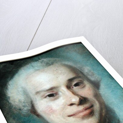 Portrait of Jean Le Rond d'Alembert 1753 by Maurice Quentin de la Tour