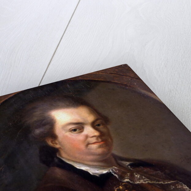 Portrait presumed to be Count Alessandro di Cagliostro 1778 by Le Gay