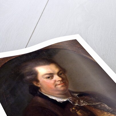 Portrait presumed to be Count Alessandro di Cagliostro 1778 by Le Gay