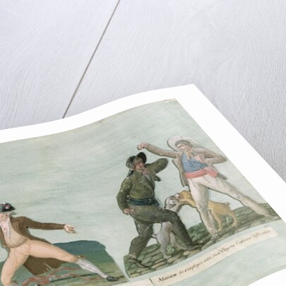 General Charles Lameth and Charles Eugene de La Croix Marquis de Castries. Two Citizens with Different Opinions by Lesueur Brothers