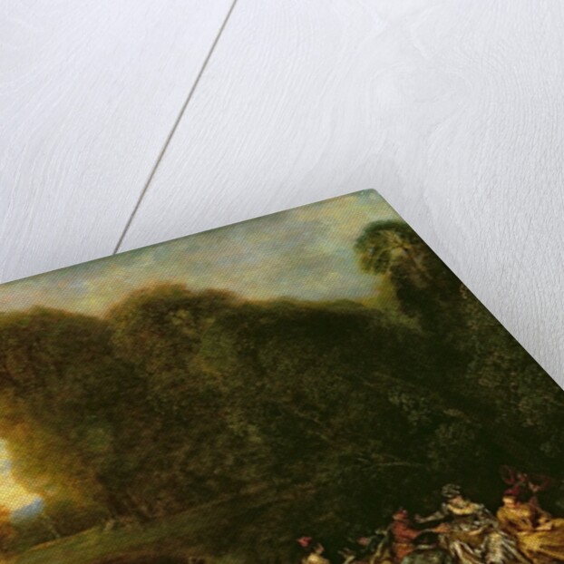 A Meeting in a Park by Jean Antoine Watteau