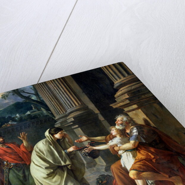 Belisarius Begging for Alms, 1781 by Jacques Louis David