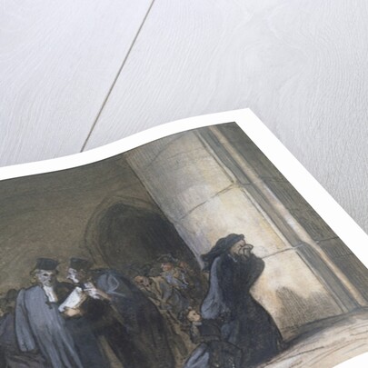At the Palace of Justice, c.1862-65 by Honore Daumier