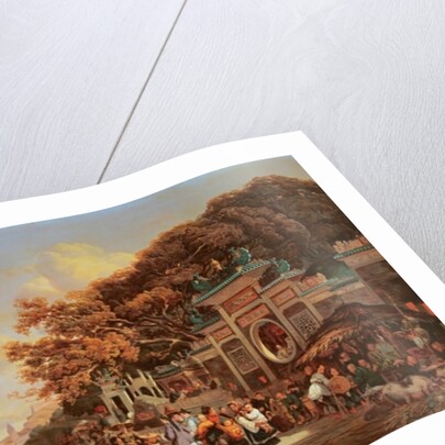 A Market in Macao by Auguste Borget