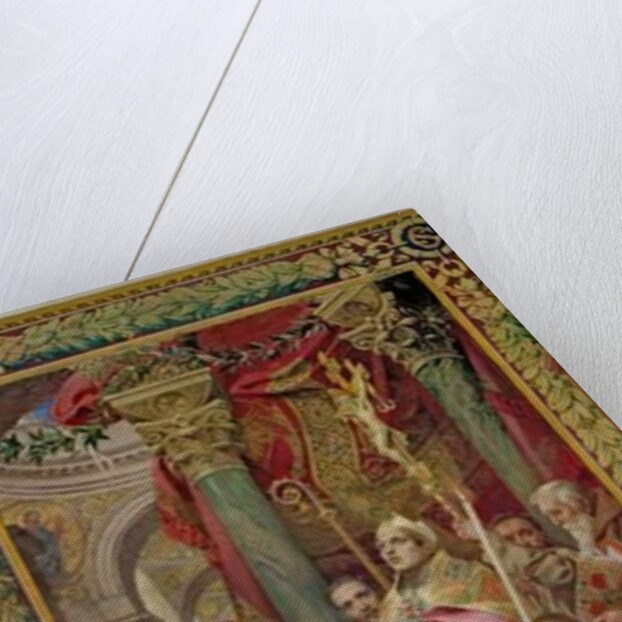 The Baptism of Clovis I in 496 BC by Joseph Paul Blanc