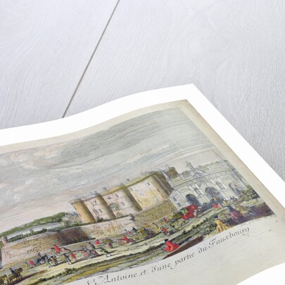 View of the Bastille and the Porte Saint-Antoine by Jacques Rigaud