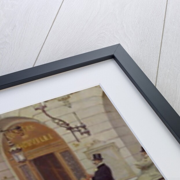 The Boulevard des Capucines and the Vaudeville Theatre, 1889 by Jean Beraud