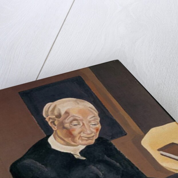 The White-Haired Reader by Maria Blanchard