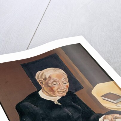 The White-Haired Reader by Maria Blanchard