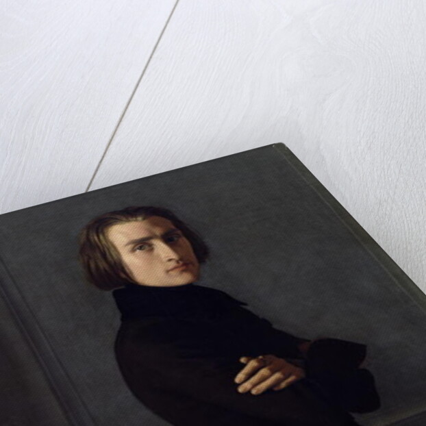 Portrait of Franz Liszt 1839 by Henri (1814-82) Lehmann