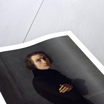 Portrait of Franz Liszt 1839 by Henri (1814-82) Lehmann