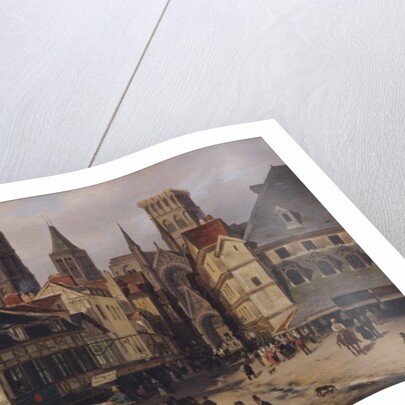 Place de la Haute-Vieille-Tour, Rouen by Giuseppe Canella