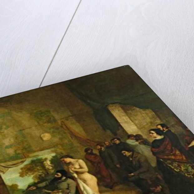 The Studio of the Painter, a Real Allegory by Gustave Courbet