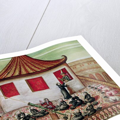 The Eclipse of the Sun in Siam in 1688 by French School