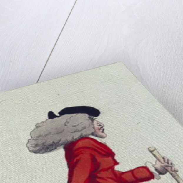 On m'attends aux Feuillants, caricature of the French Revolution, c.1791-92 by French School