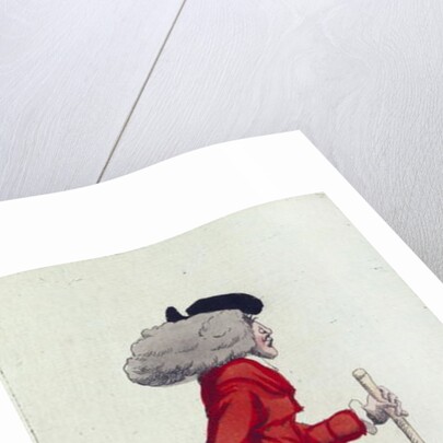 On m'attends aux Feuillants, caricature of the French Revolution, c.1791-92 by French School