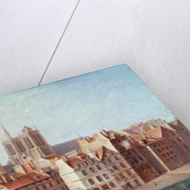 Place de Greve in 1750 by Nicolas & Jean Baptiste Raguenet