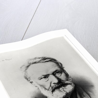 Portrait of Victor Hugo from 'Album du Rappel', engraved from a photograph by Edme Penauille 1869 by Charles Albert d'Arnoux Bertall